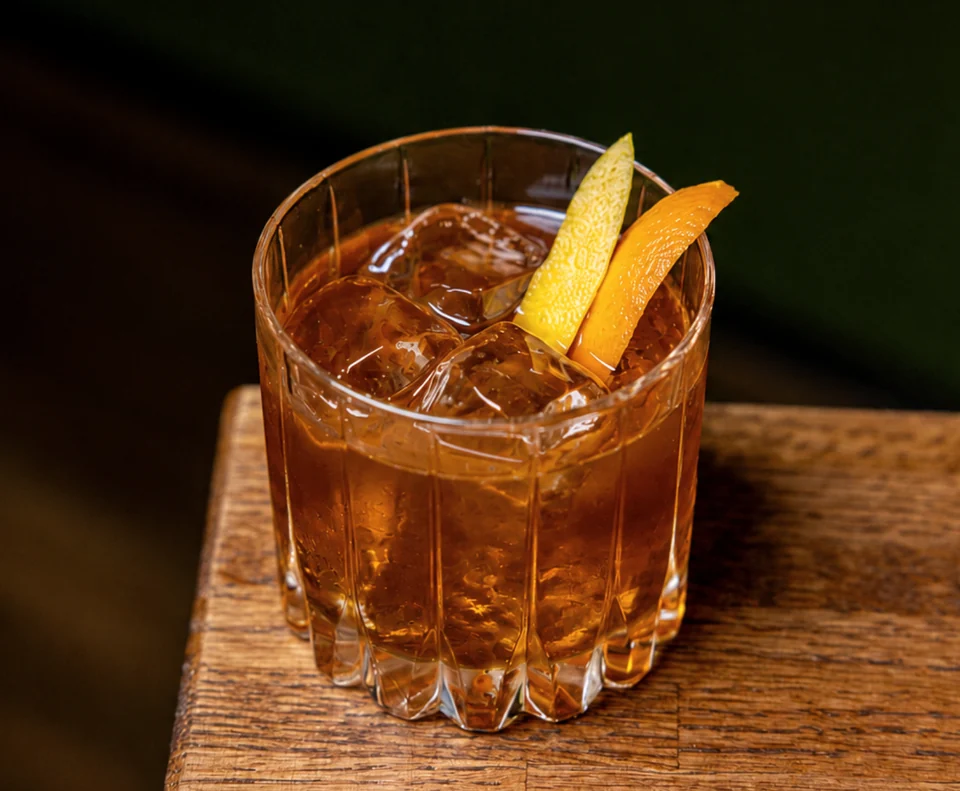 Michter's Barrel Aged Old Fashioned photographed for Peachtree Sporting Club